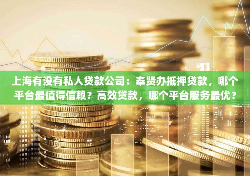 上海有没有私人贷款公司:奉贤办抵押贷款,哪个平台最值得信赖?高效贷款,哪个平台服务最优?